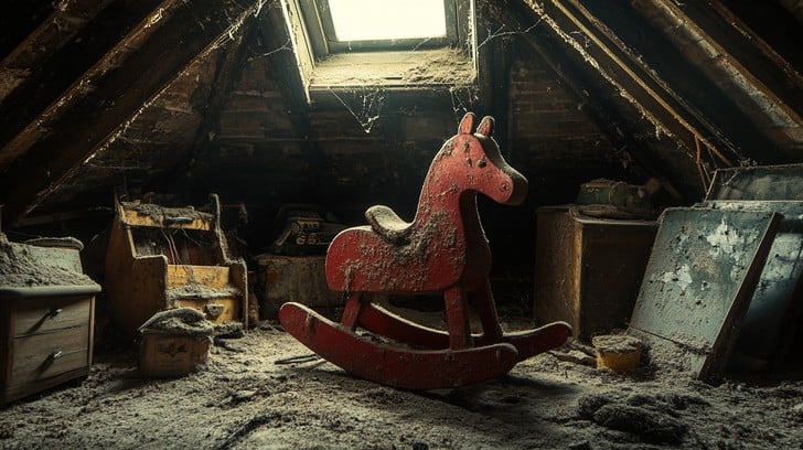 dusty-attic-playroom-stockcake